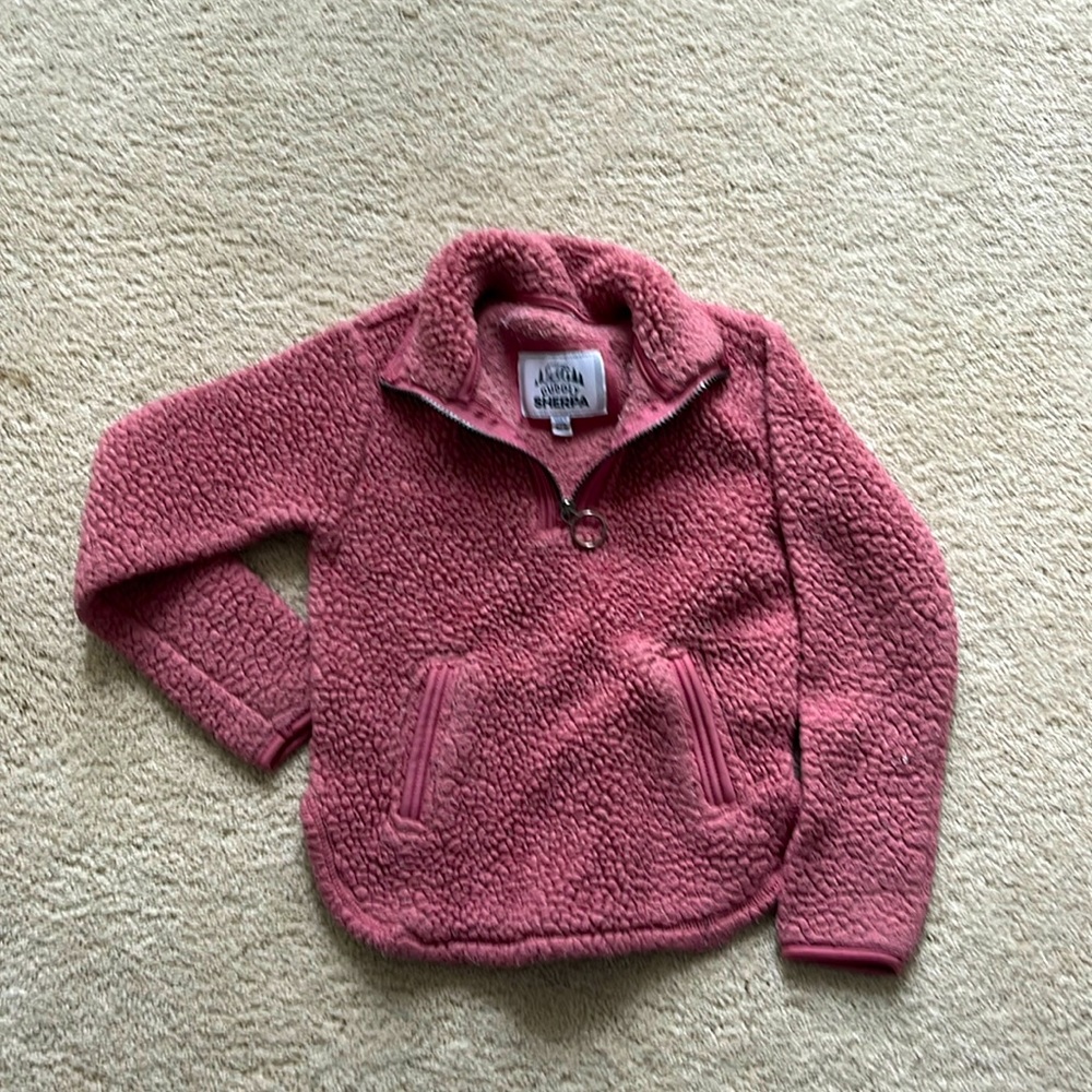Pink cuddly Sherpa